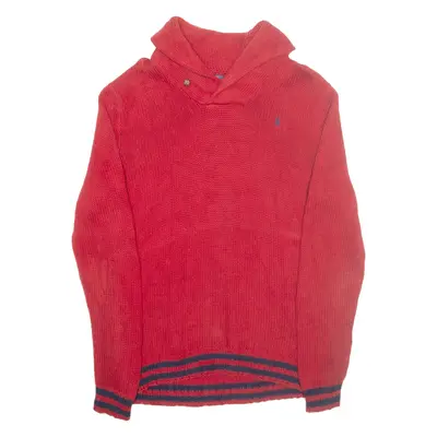 POLO RALPH LAUREN 18-20 Womens Jumper Red Tight Knit XL