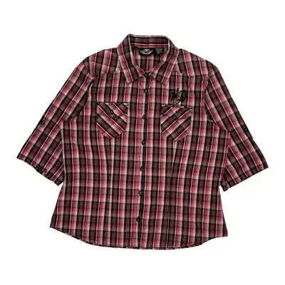 Harley Davidson Checked Shirt - XL Multicoloured Cotton