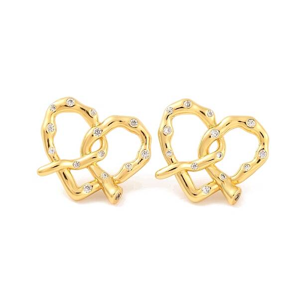 Brass Stud Earrings for Women