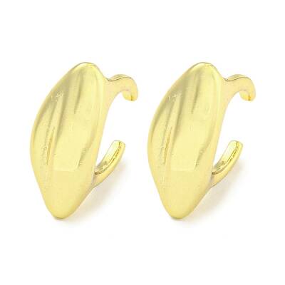 Brass Cuff Earrings