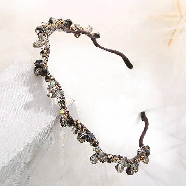 Shiny Elegant Glass Hair Bands