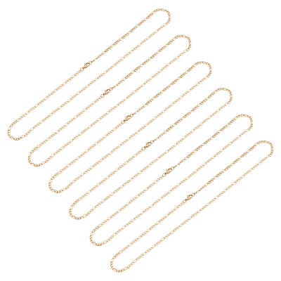 304 Stainless Steel Figaro Chain Necklaces
