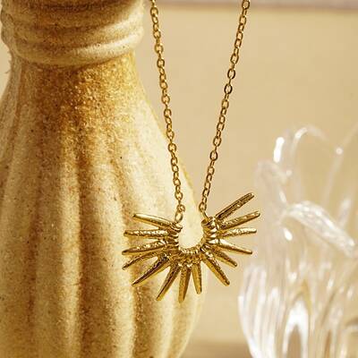 Sun Pendant Necklace