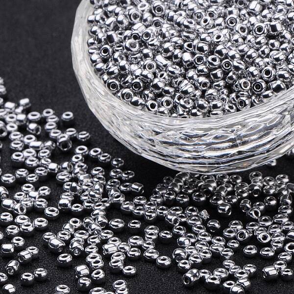 Electroplate Glass Seed Beads