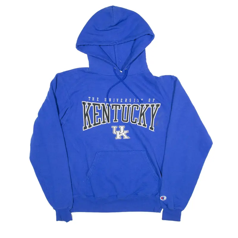 CHAMPION University of Kentucky USA Hoodie Blue Pullover Mens S