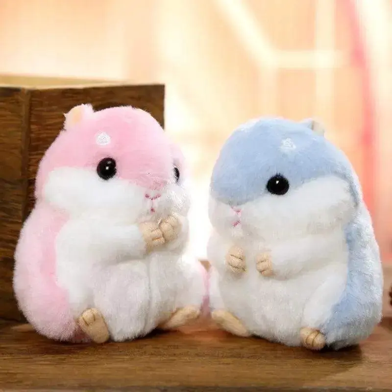 Cute Plush Hamster Keychain – Soft Animal Backpack Accessory for Kids & Teens – Adorable Gift for Bag Lovers & Pet Fans