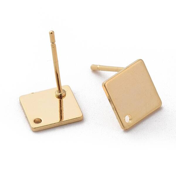 Brass Stud Earring Findings