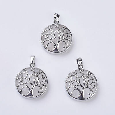 Natural Quartz Crystal Pendants