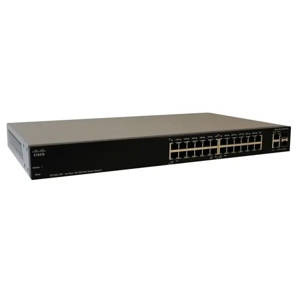 SF200-24P Cisco SM 200 Series 24-Ports PoE + 2x Ports Combo SFP Switch