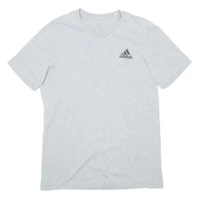 ADIDAS Mens T-Shirt Grey M
