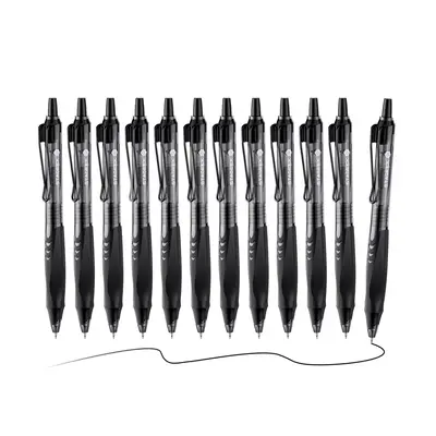STAGEEK G1 Gel Pens, 24PCS Gel Ink Pens, 0.5mm Medium Point Retractable 12 Pack Blue Ink Pens for Journaling, Writing, Back t...