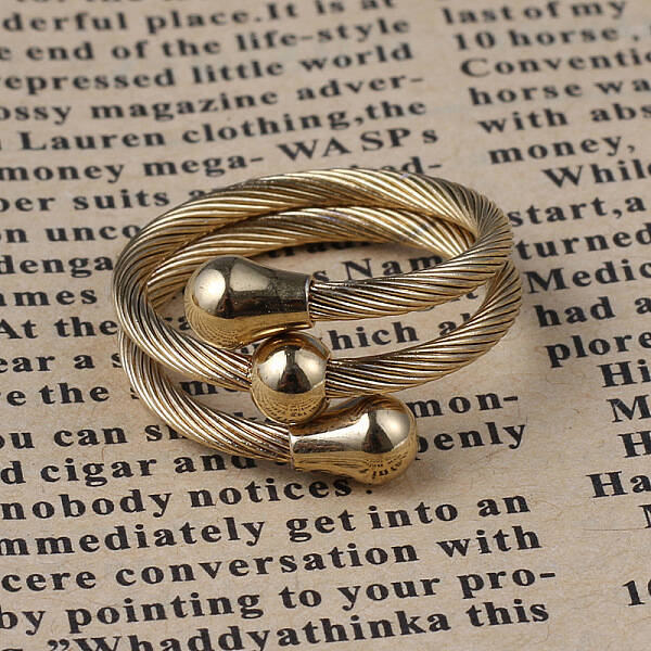 Wrap Style 304 Stainless Steel Rings
