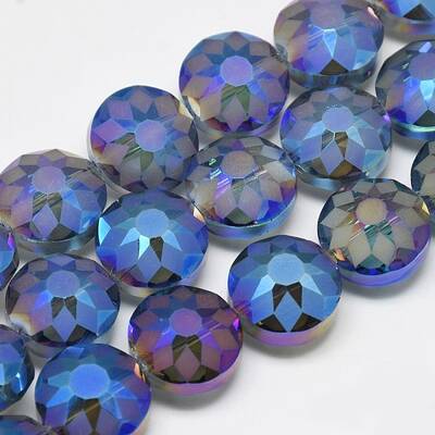 Electroplate Glass Beads Strands