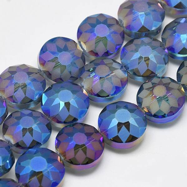 Electroplate Glass Beads Strands