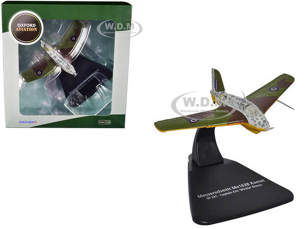 Messerschmitt Me 163B Komet Rocket Plane VF 241 Captain Eric 'Winkle' Brown Oxford Aviation Series 1/72 Diecast Model Airpl...
