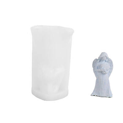 DIY Angel Silicone 3D Statue Candle Molds