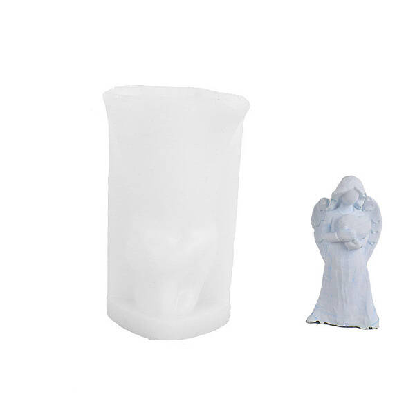 DIY Angel Silicone 3D Statue Candle Molds