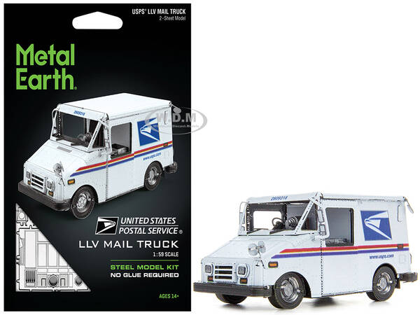 Model Kit  LLV Mail Truck White \