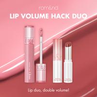 [rom&nd Official Shop] rom&nd LIP VOLUME HACK DUO (Melting Balm 3.5g & Color Gloss 4g)
