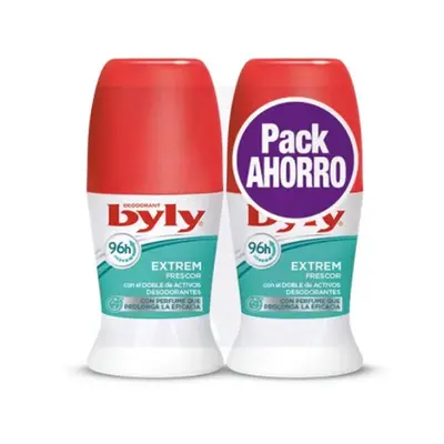 Byly Extrem Freshness Deodorant Roll-On 2x50ml