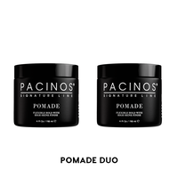 Pacinos Pomade Duo - Bundle - Lightweight Hair Pomade with Moisture Lock and Natural Oils for Sculpted Styles and Glossy Fini...