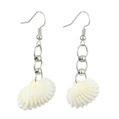Nautural Shell Dangle Earrings