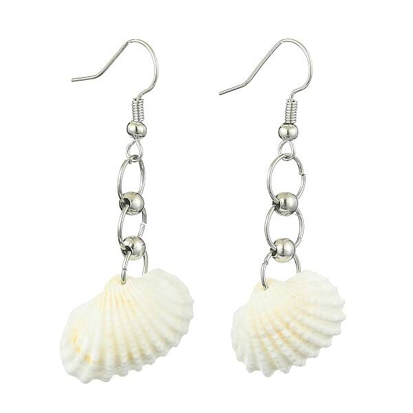 Nautural Shell Dangle Earrings