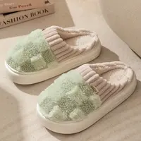 Slipper House Slippers for Women Men Plush Warm Fuzzy Slippers Flyffy Bedroom Shoes Indoor Slip On Home Flipflop