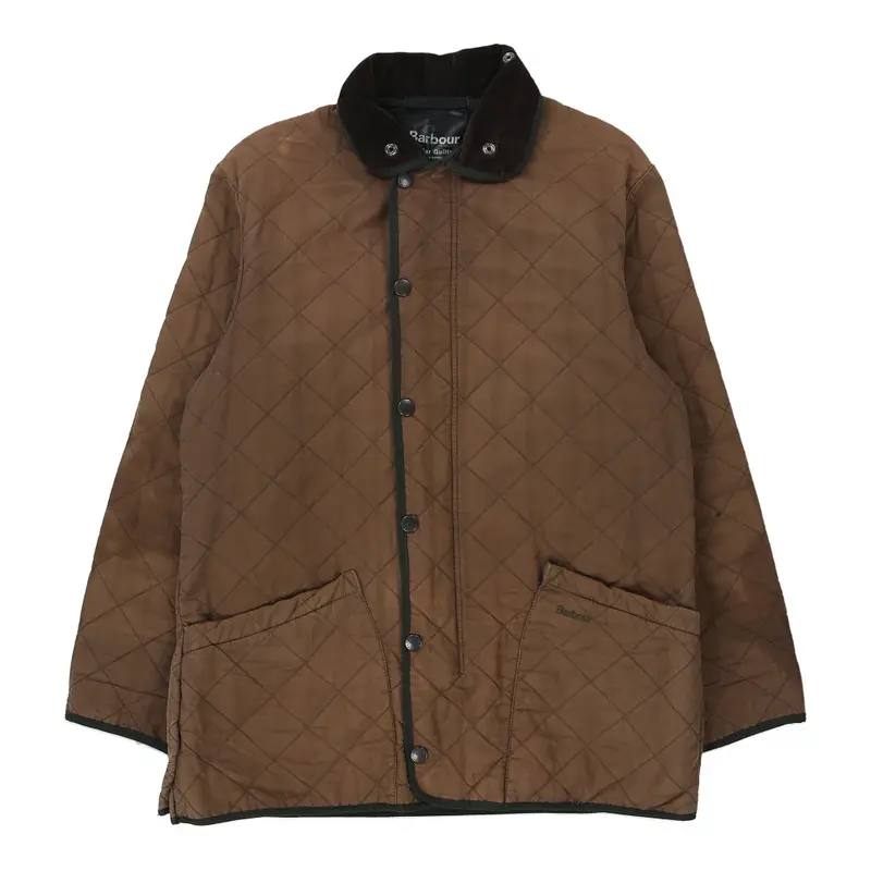 Polar Quilts Barbour Jacket - Large Brown Polyester