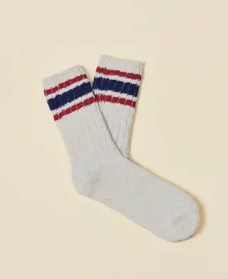 Unisex HeavyWeight Cotton Striped Socks Sailer