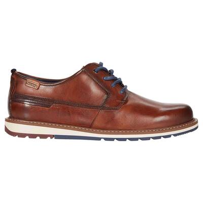 Pikolinos Berna Leather Men's Lace Up Shoes - Garnet - Size:US 8.5 Men