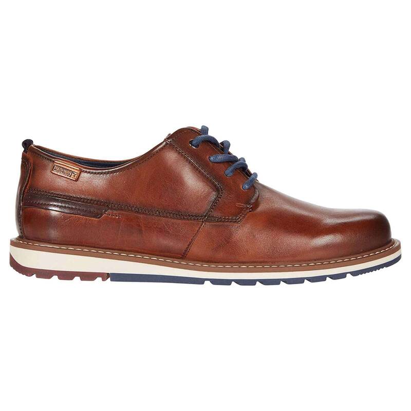 Pikolinos Berna Leather Men's Lace Up Shoes - Garnet - Size:US 8.5 Men