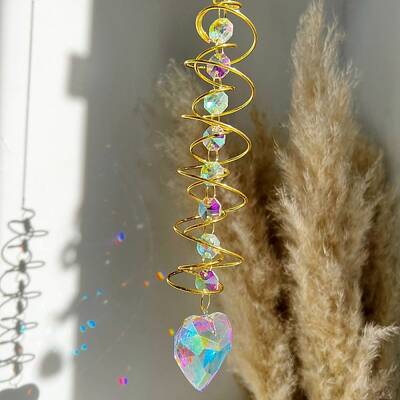 Faceted Glass Suncatchers