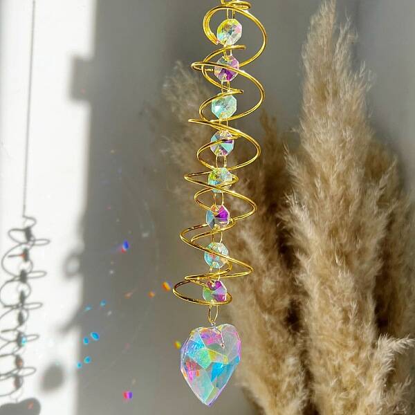 Faceted Glass Suncatchers