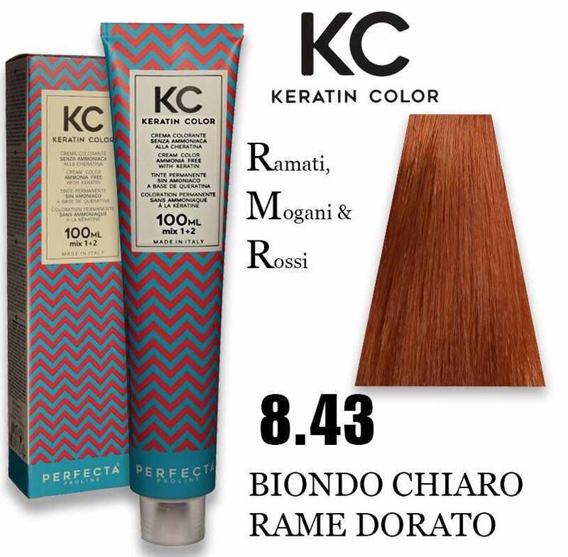 Crema Colorante Alla Cheratina Kc 100 Ml 8,43