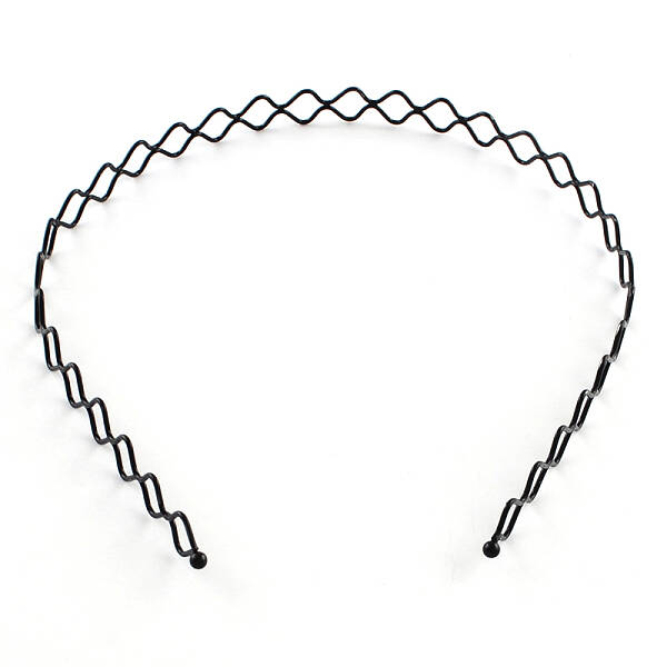 Hair Accessories Iron Wavy Hair Band Findings