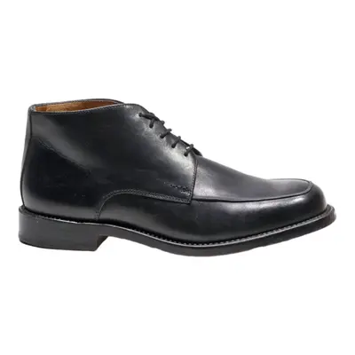 BREED MODEL Lace-Up Boots Black Leather Mens UK 7.5