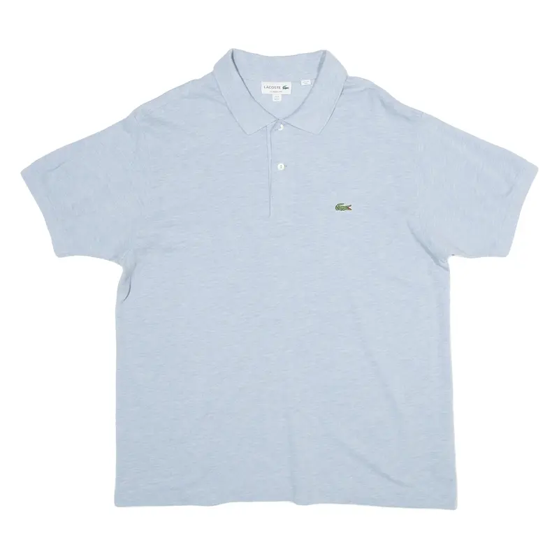 LACOSTE Classic Fit Mens Polo Shirt Blue XL