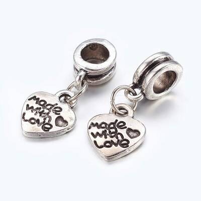 Men Valentines Day Gift Ideas Alloy European Dangle Charms