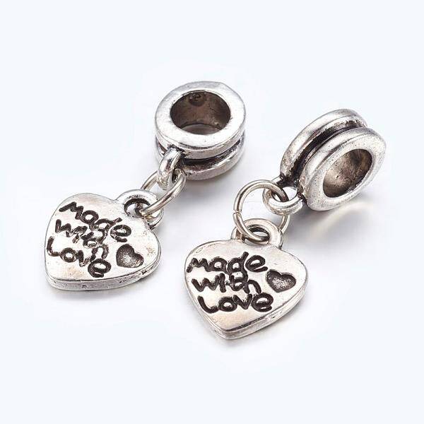 Men Valentines Day Gift Ideas Alloy European Dangle Charms