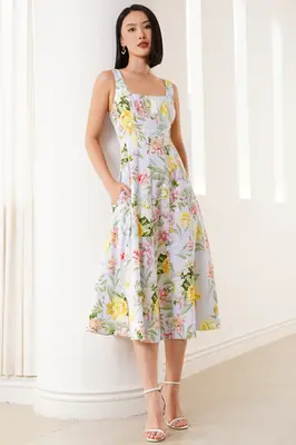SIENNA LINEN DRESS