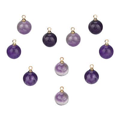 Natural Amethyst Charms
