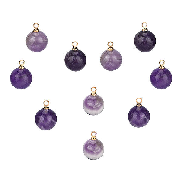 Natural Amethyst Charms
