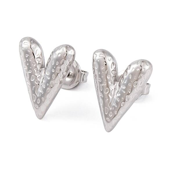 Non-Tarnish 304 Stainless Steel Stud Earrings for Women