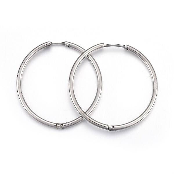 Tarnish Resistant 304 Stainless Steel Huggie Hoop Earrings