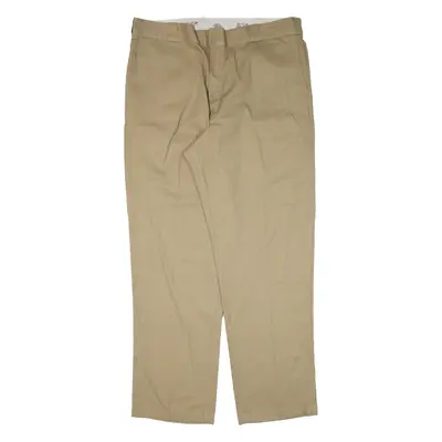 DICKIES 874 Workwear Mens Trousers Beige Regular Straight W40 L32