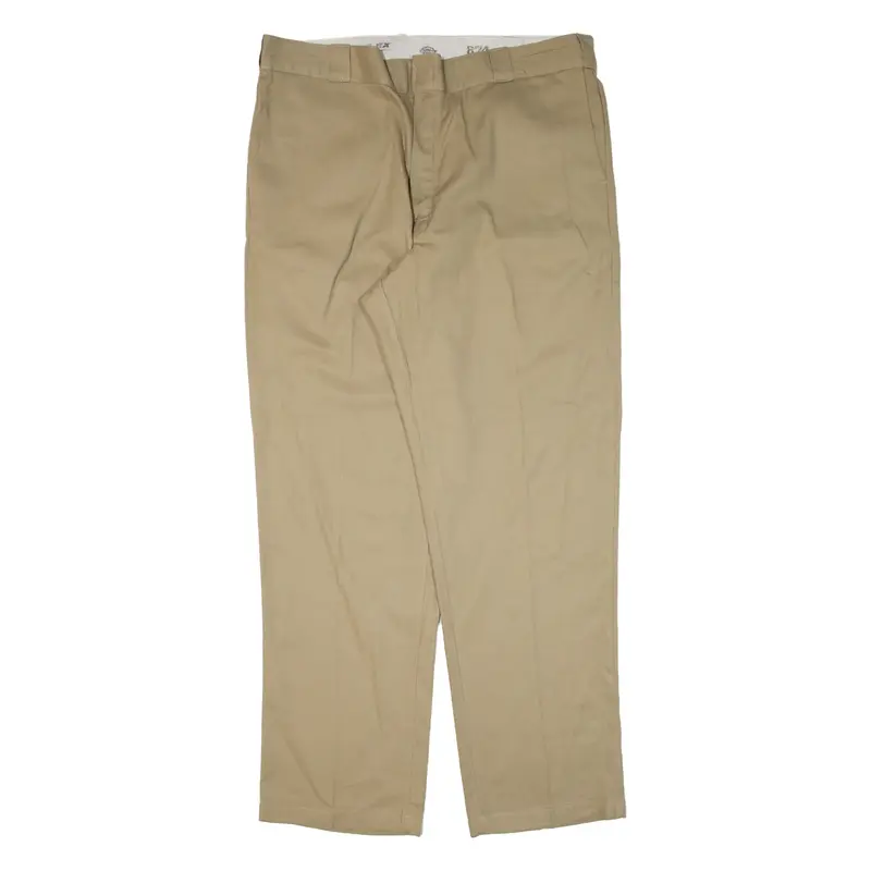 DICKIES 874 Workwear Mens Trousers Beige Regular Straight W40 L32