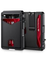 Business Rfid Blocking Men's Wallet, Card Holder, Pocket Wallet with Card Slots, Trendy Slim Card Holder Wallet , Mini Travel...