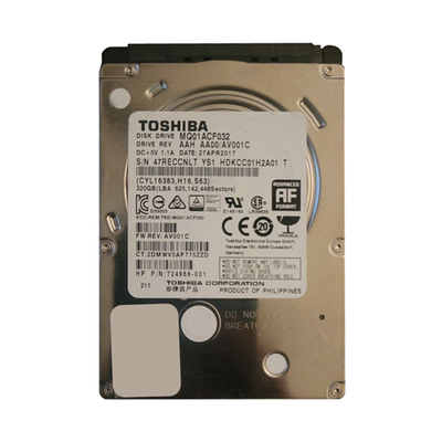 724966-001 HP 320GB 7200RPM SATA 6Gb/s 16MB Cache 2.5-inch Hard Drive