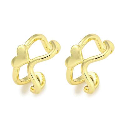 Brass Cuff Earrings